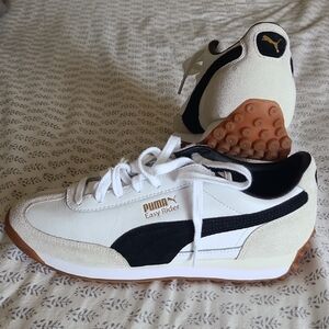 Puma Easy Rider White and Black Sneakers
